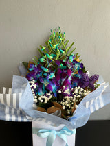 Blue Orchid Arrangement