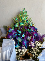 Blue Orchid Arrangement