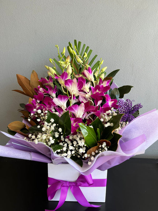 Pink Orchid Arrangement