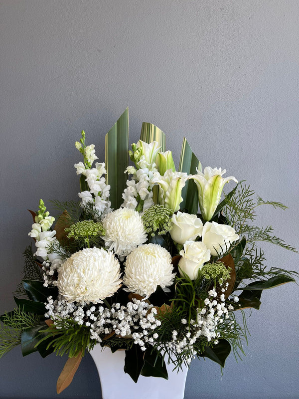 Ivory Whispers Arrangement