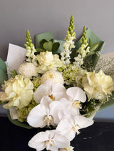 Pure Harmony Orchid and Rose Vase Bouquet