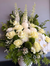 Luxe Ivory Orchid Arrangement