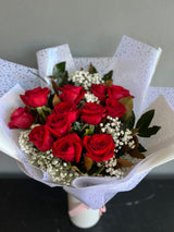 12 Red Roses Bouquet