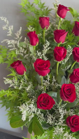 Eternal Romance Red Rose Display