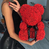 Large Rose Bear